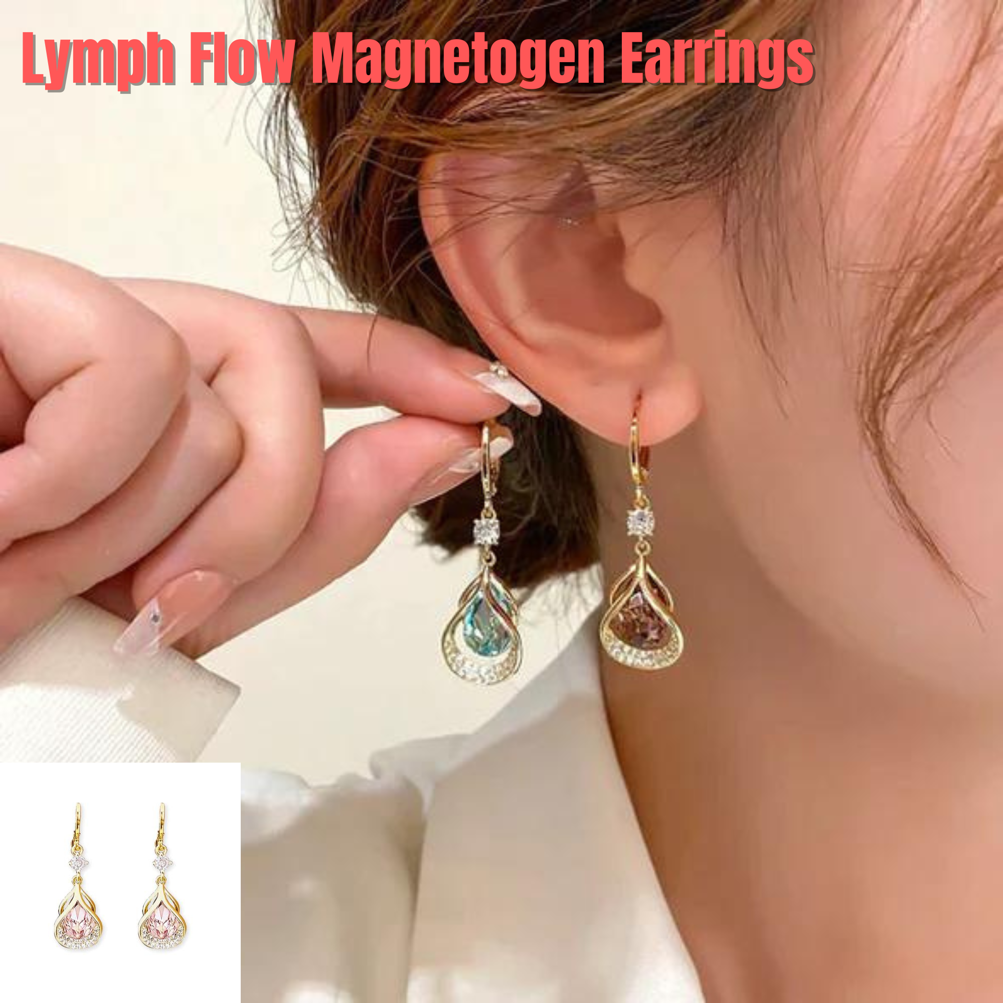 Lymph Flow Magnetogen Earrings