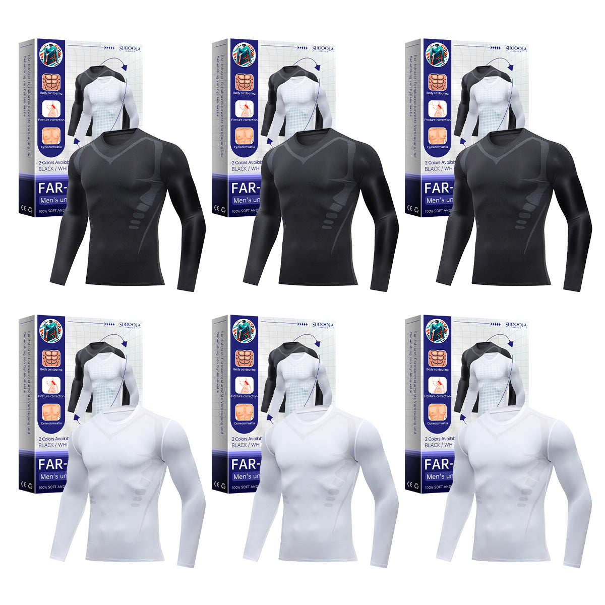 🦾Sugoola™ Far-Infrared Tourmaline Magnetic Mens Undershirt
